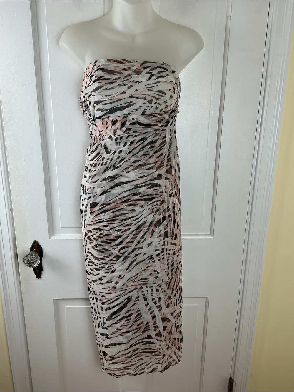 Venus Sarong Wrap Swim Cover Up Animal Print Chiffon
